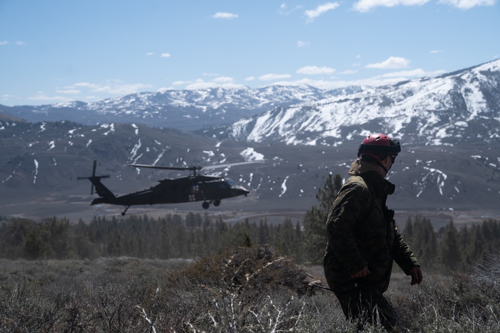 Marines and Sailors evacuate simulated casualties during MTX
