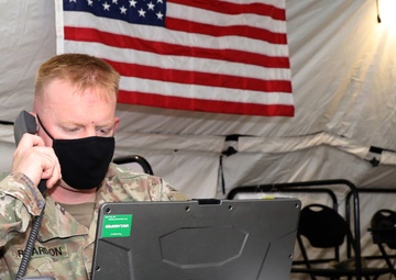 1st TSC validates expeditionary command post at Camp Arifjan exercise