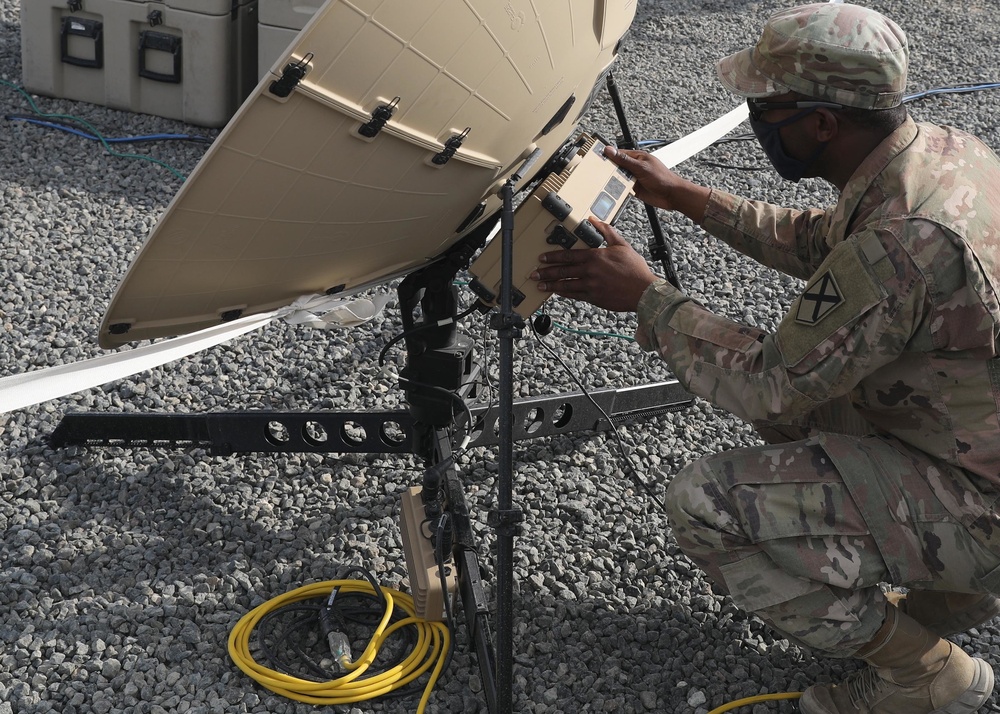 1st TSC validates expeditionary command post at Camp Arifjan exercise