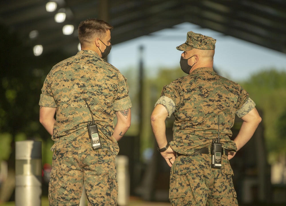 U.S. Marines and Sailors in Memphis CVC