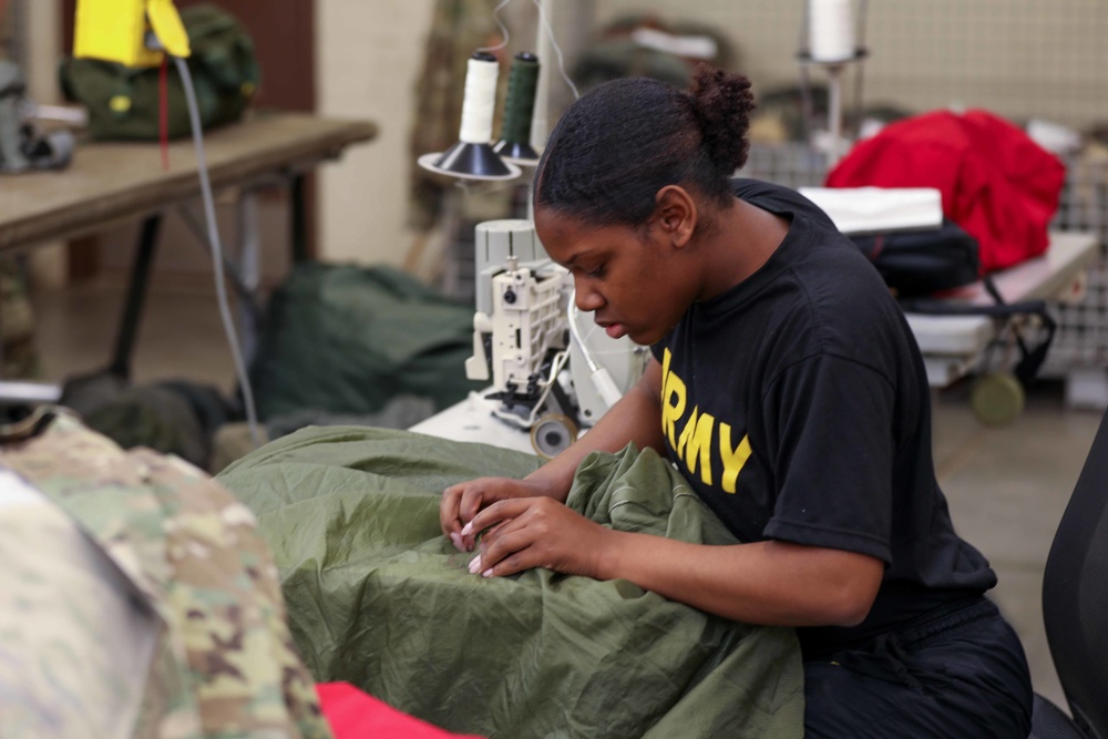NC Guard's Rigger Support Team Packs Parachutes