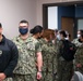 U.S. Navy Sailors Tour Tulsa Community Vaccination Center