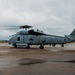 U.S. Navy MH-60 Seahawk awaits takeoff