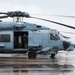 U.S. Navy MH-60 Seahawk awaits takeoff