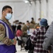 U.S. service members aid FEMA at the Greenbelt Metro CVC