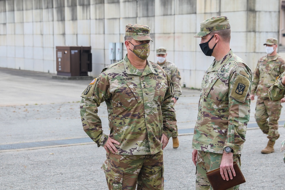 Eighth Army Commanding General Visit