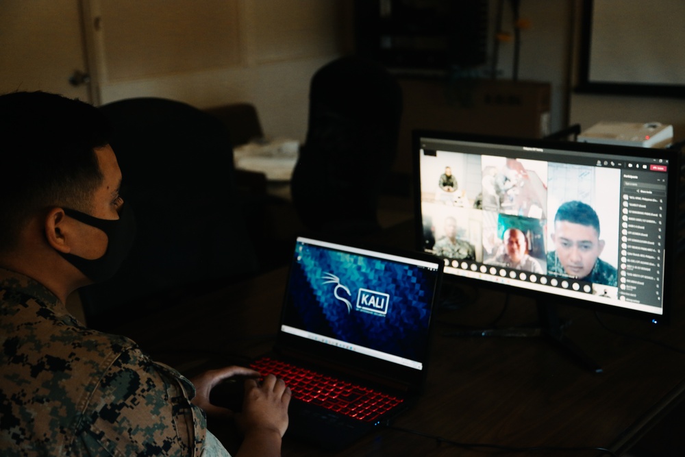 U.S and Philippine Cyberspace Marines conduct virtual training