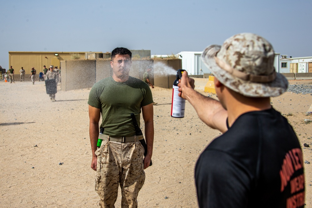 Marines Conduct Non-lethal Weapons Training