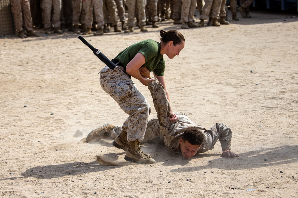 Marines Conduct Non-lethal Weapons Training