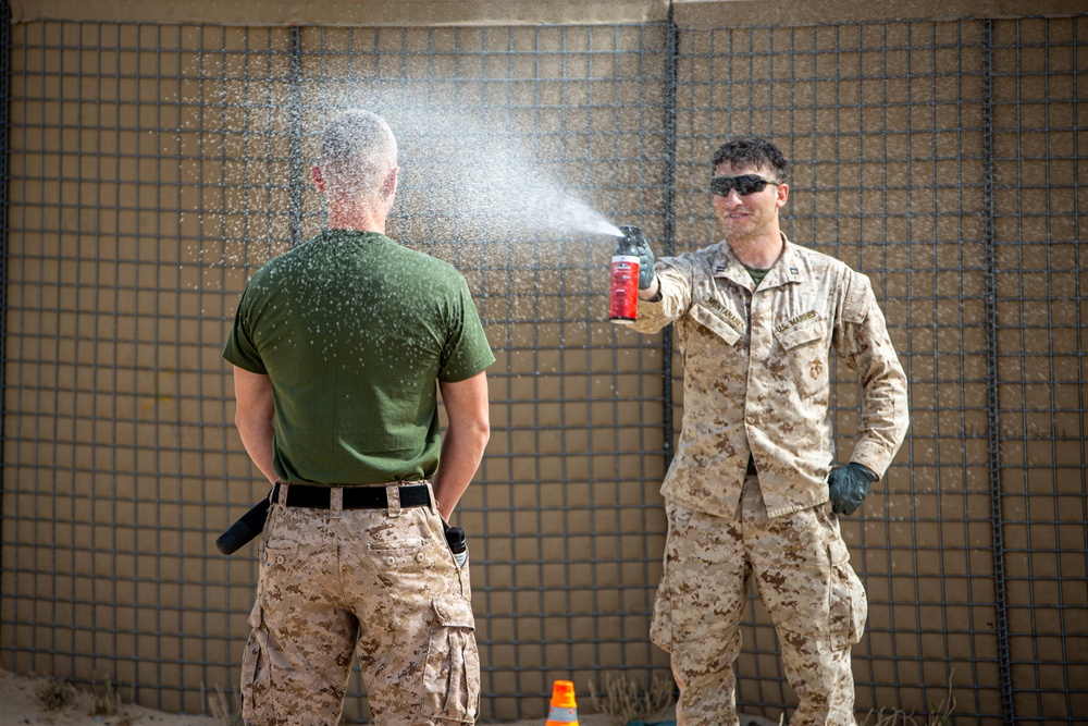 Marines Conduct Non-lethal Weapons Training