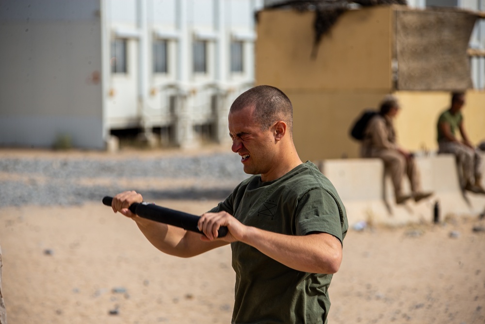 Marines Conduct Non-lethal Weapons Training