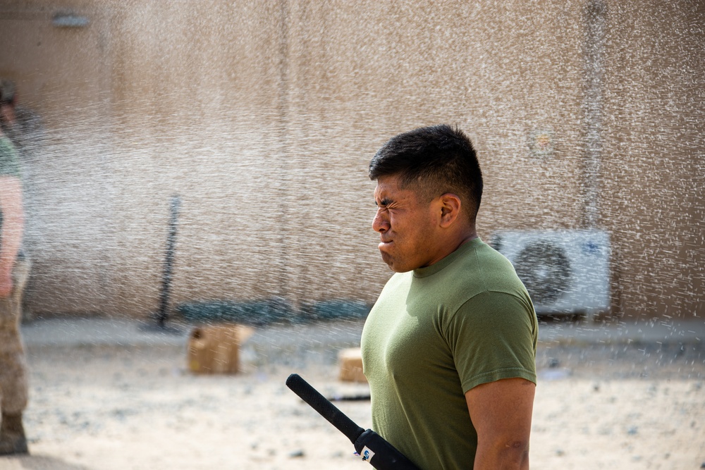 Marines Conduct Non-lethal Weapons Training