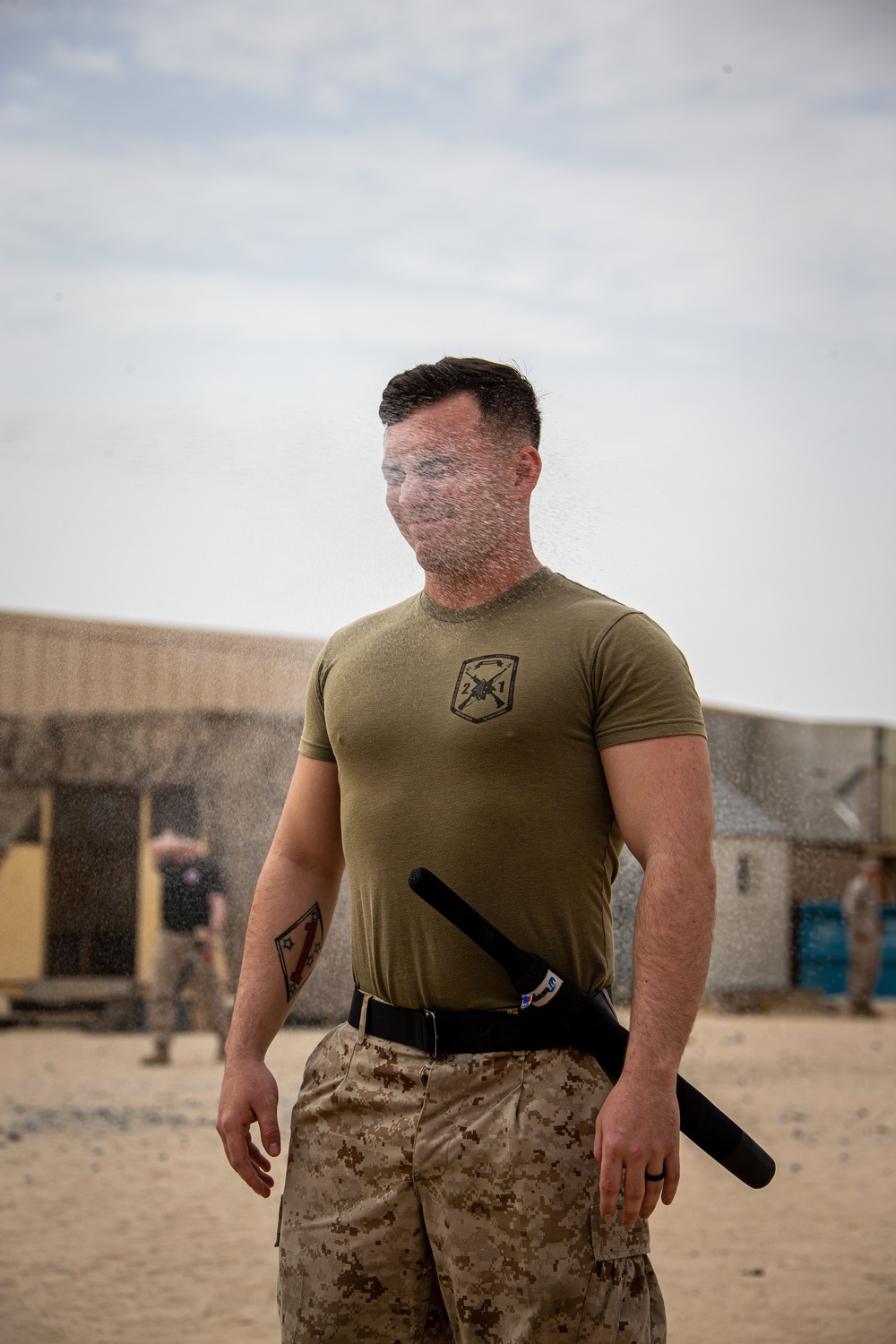 Marines Conduct Non-lethal Weapons Training