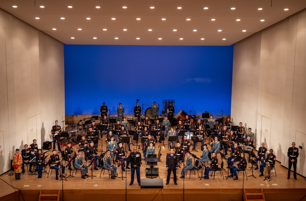 III MEF Band, JGSDF 15th Brigade Band perform together at spring concert