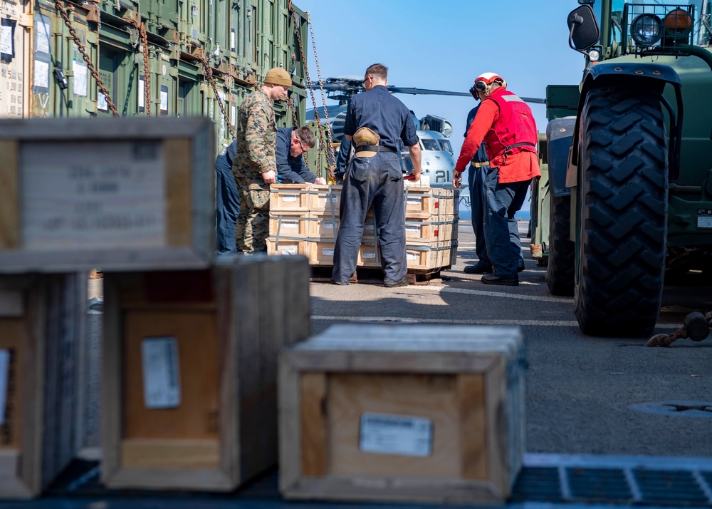 Carter Hall Conducts Flight Operations