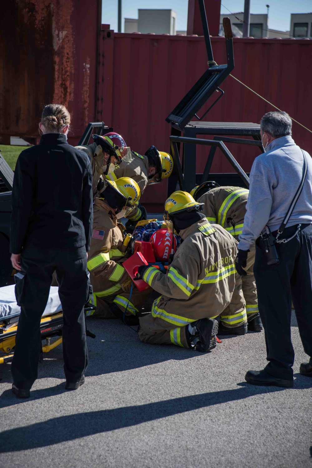 Emergency Medical Services Joint Training Evolution