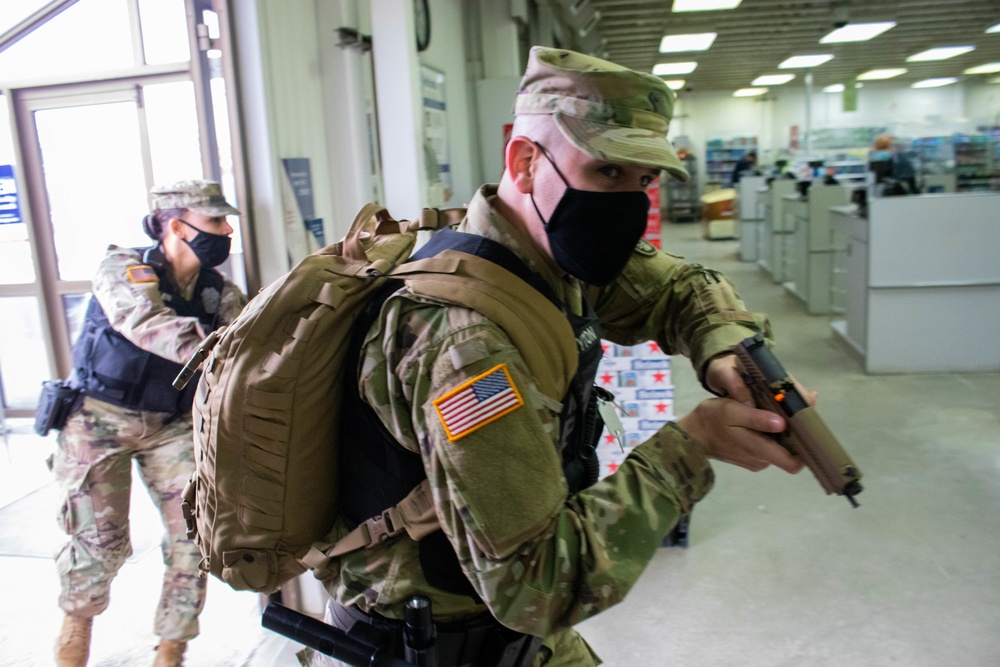 KFOR Soldiers conduct active shooter and mass casualty training
