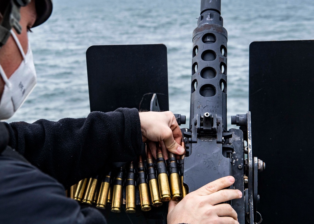 Sea and Anchor Aboard USS Carter Hall