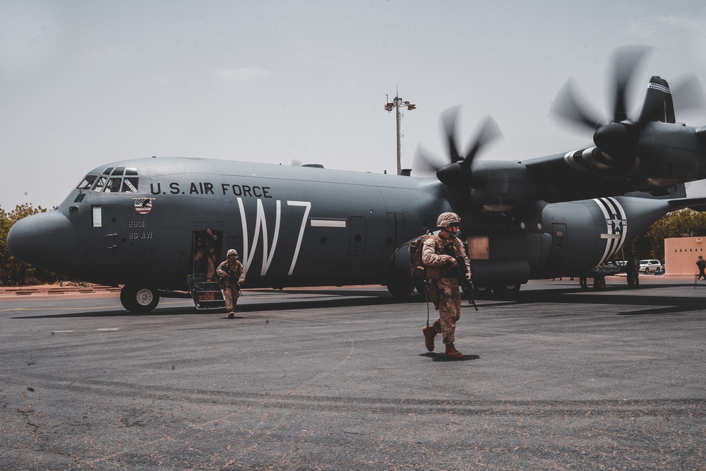 CTF-68 Conducts Joint Forces Readiness Exercise with French Armed Forces in Timbuktu, Mali