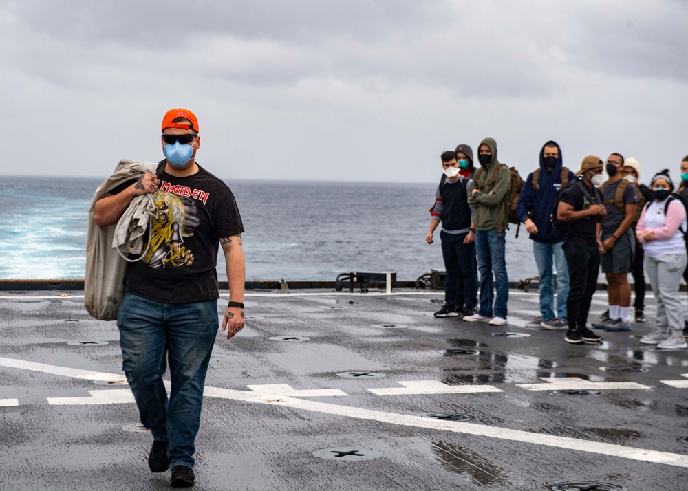 USS Carter Hall Conducts Non-Combatant Evacuation Operation Training