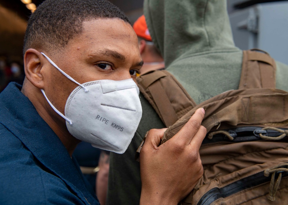 USS Carter Hall Conducts Non-Combatant Evacuation Operation Training