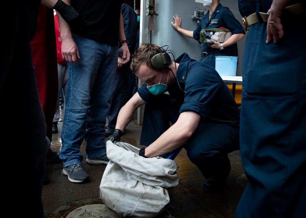 USS Carter Hall Conducts Non-Combatant Evacuation Operation Training