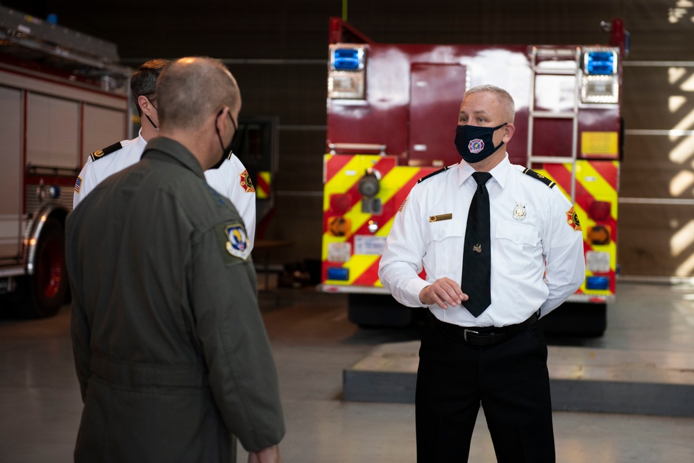 USAFE-AFAFRICA leadership visits 501st CSW
