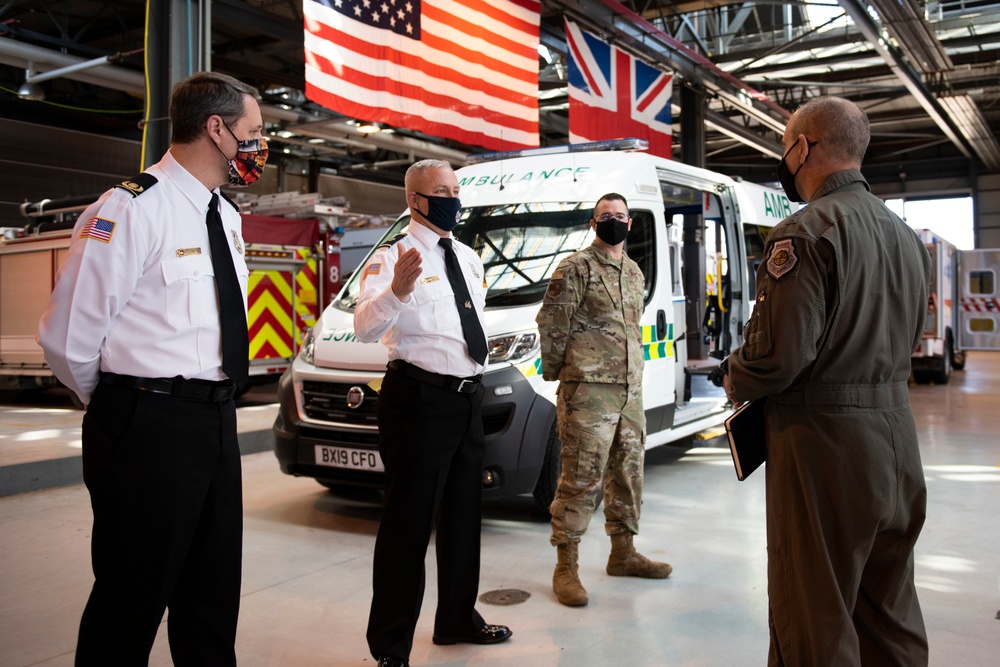 USAFE-AFAFRICA leadership visits 501st CSW