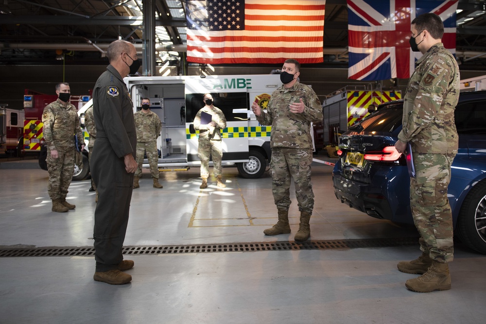 USAFE-AFAFRICA leadership visits 501st CSW