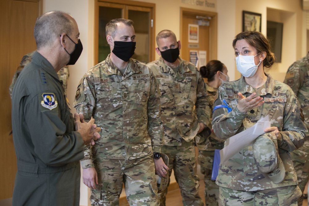 USAFE-AFAFRICA leadership visits 501st CSW