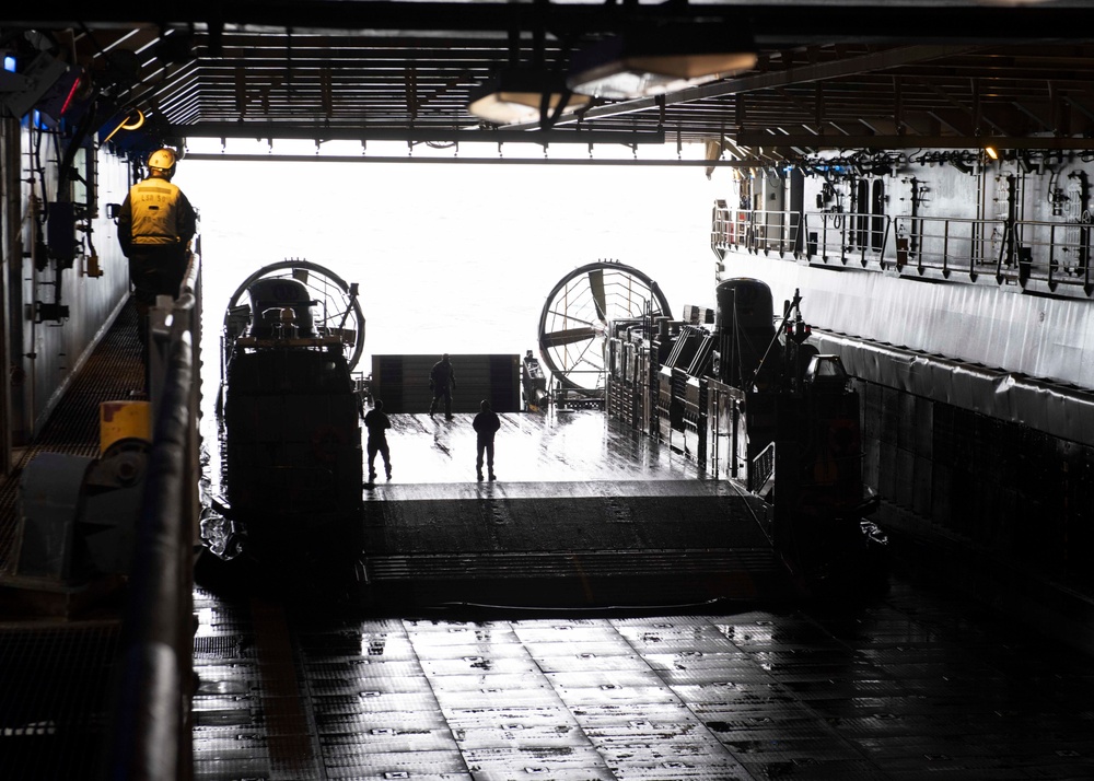 USS Carter Hall Conducts Beach Raid Training with Iwo Jima ARG