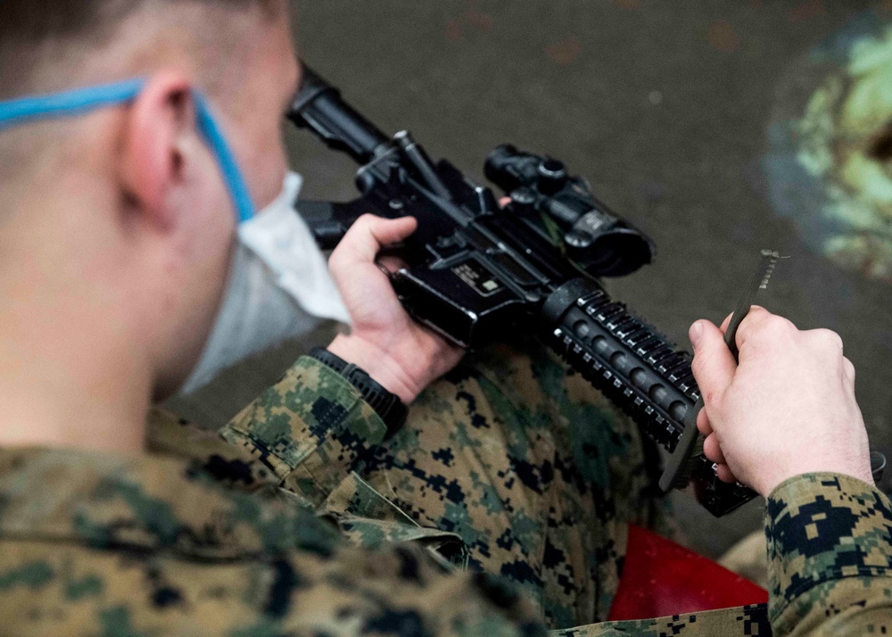 USS Carter Hall Conducts Training with Iwo Jima ARG