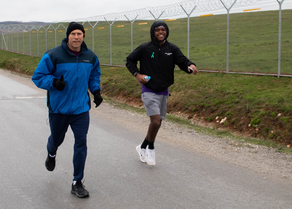 KFOR Soldiers run SAAPM 5K to raise awareness for sexual assault prevention