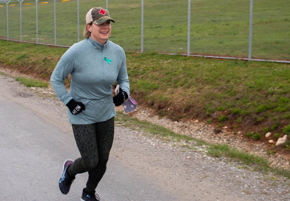 KFOR Soldiers run SAAPM 5K to raise awareness for sexual assault prevention