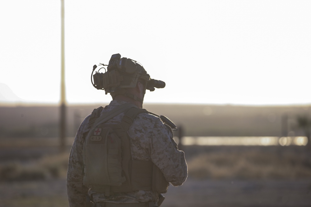 U.S. Marines conduct WTI Assault Support Training 3 at the Combat Center