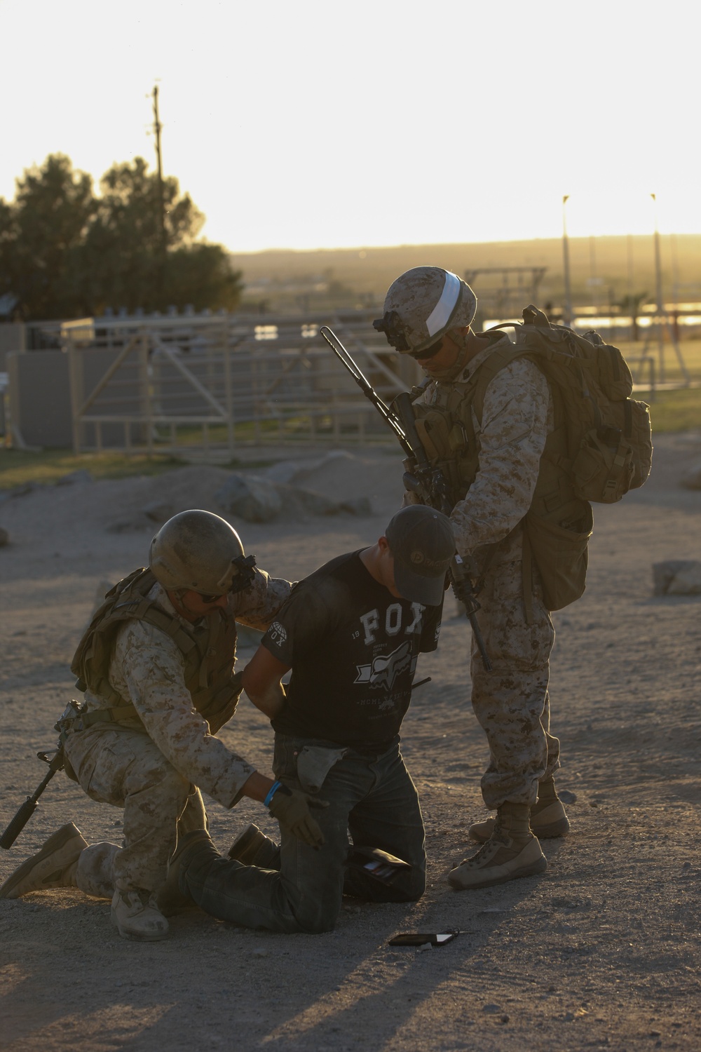 U.S. Marines conduct WTI Assault Support Training 3 at the Combat Center