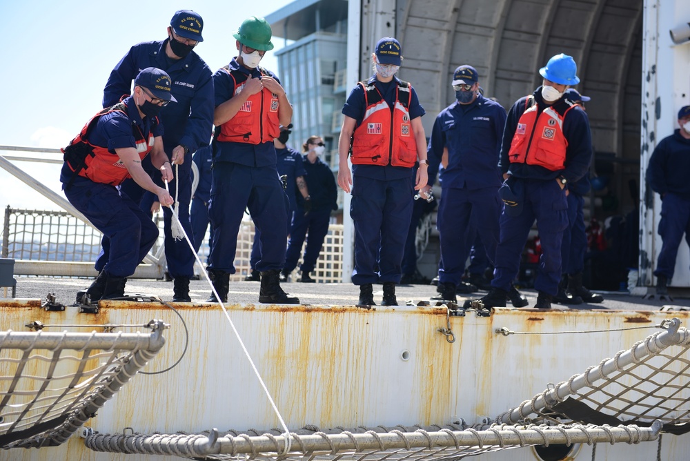 Coast Guard Cutter Escanaba returns home to Boston after 61 day patrol