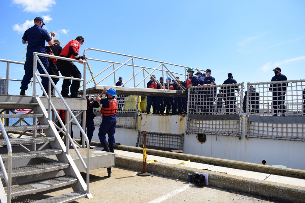 Coast Guard Cutter Escanaba returns home to Boston after 61 day patrol