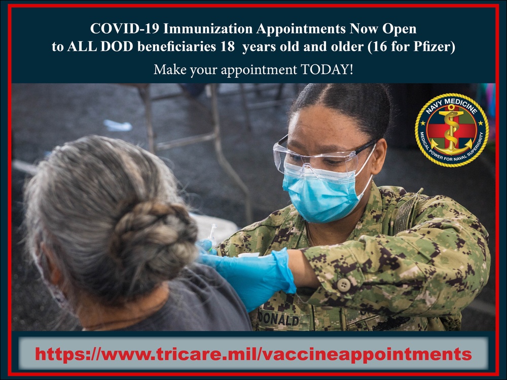 DVIDS Images TRICARE COVID19 Vaccine Appointment Graphic [Image 2