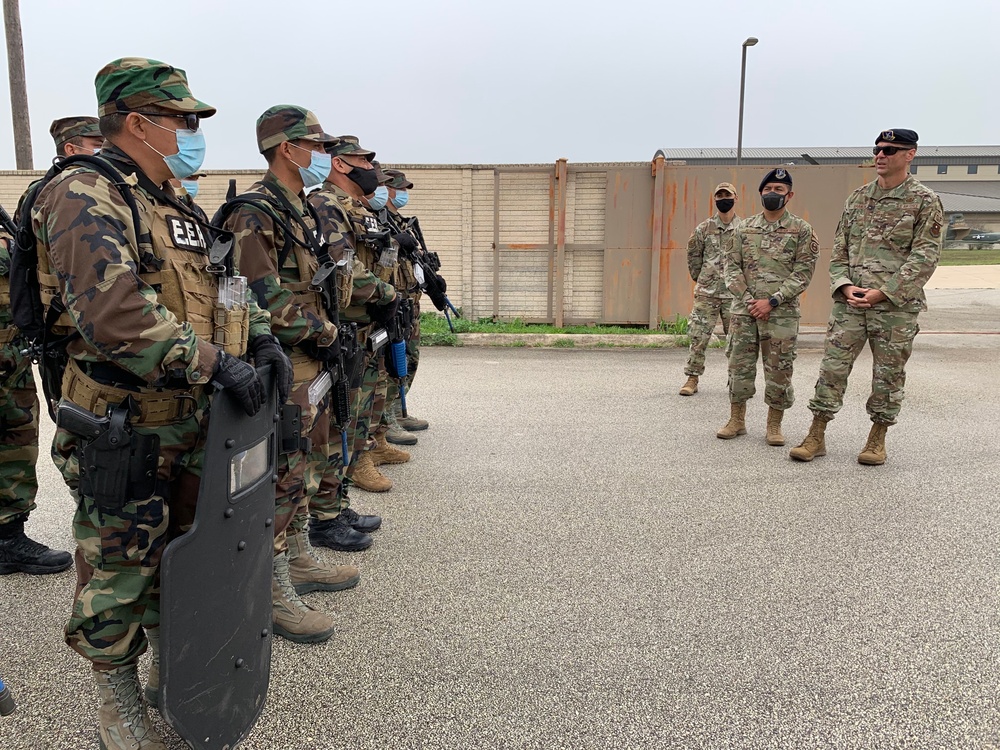 AETC Security Forces leaders visit IAAFA