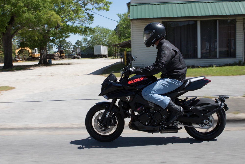 Cherry Point Motorcycle Mentorship Program joint trains with New Bern Police Department