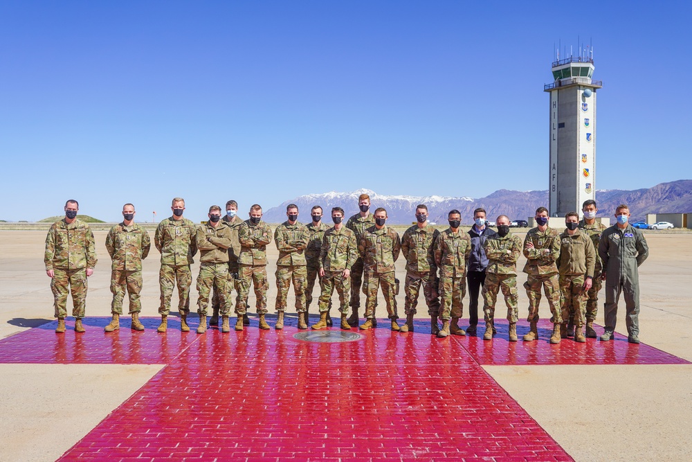 Air Force ROTC cadets visit Hill Air Force Base