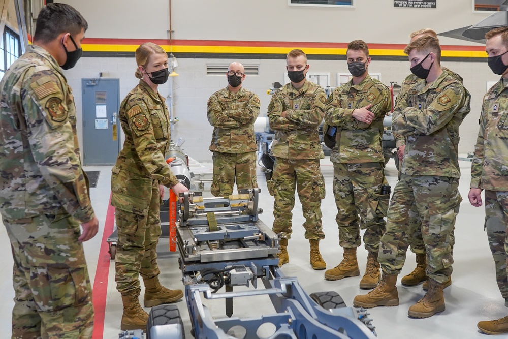 Air Force ROTC cadets visit Hill Air Force Base