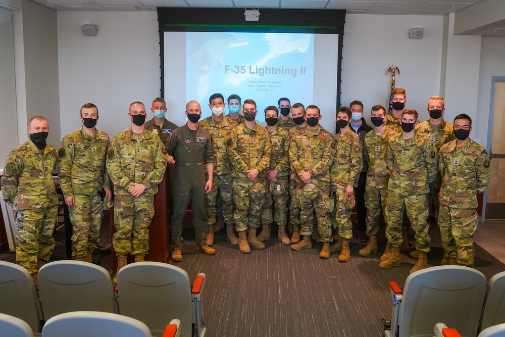 Air Force ROTC cadets visit Hill Air Force Base