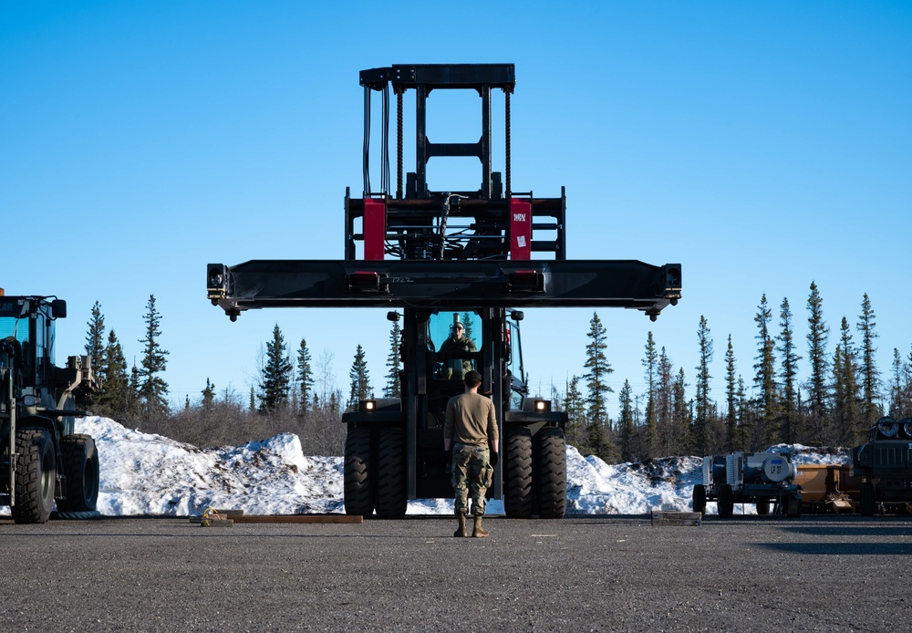 354th FW receives critical munitions from annual barge