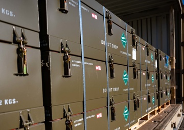 354th FW receives critical munitions from annual barge