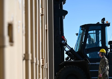 354th FW receives critical munitions from annual barge