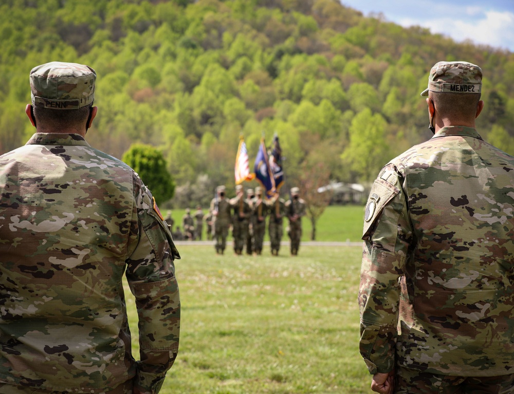 Mountain Warriors Change of Command