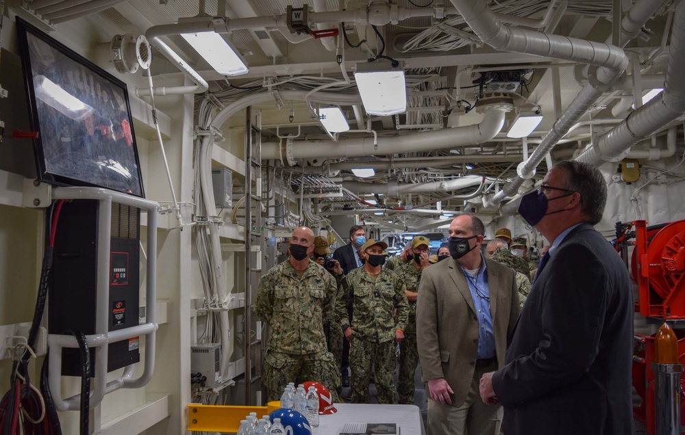 SECNAV Visits USS Monsoor
