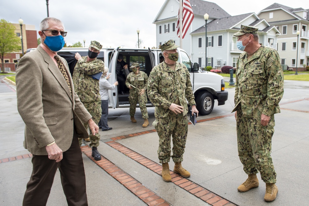 Vice Chief of Naval Operations Adm. Bill Lescher Visits Hampton Roads